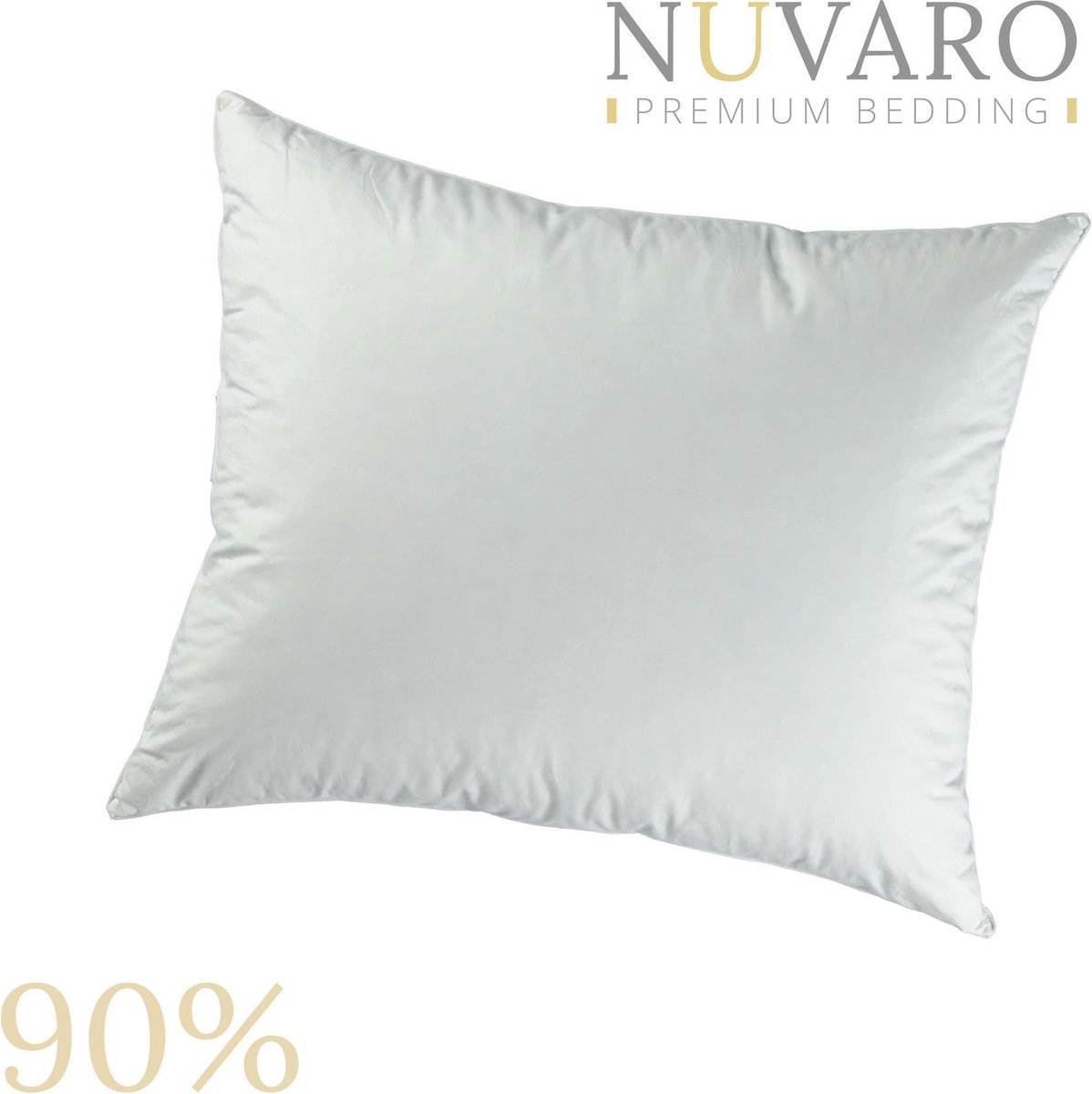 Donzen kussen met 90% Ganzendons | Luxe Nuvaro Goose Comfort Hoofdkussen | bol.com