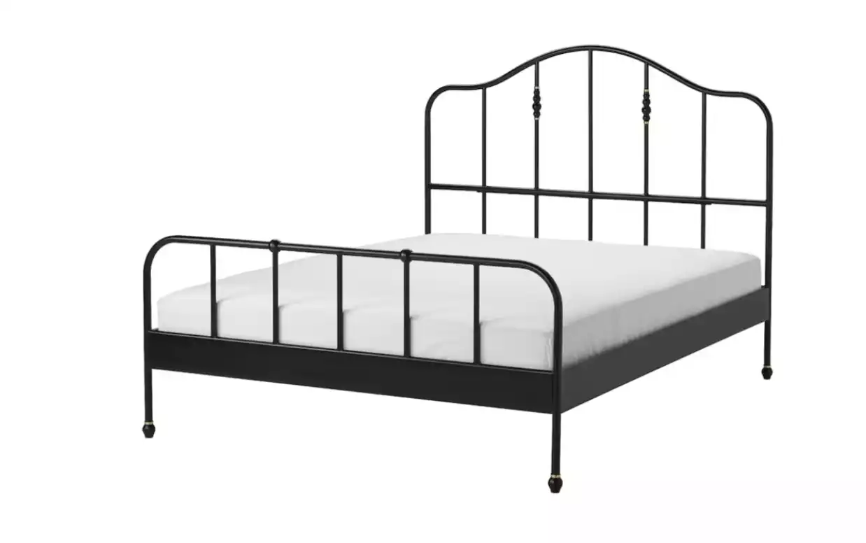 Bedframe, SAGSTUA, zwart, 160x200 cm - IKEA