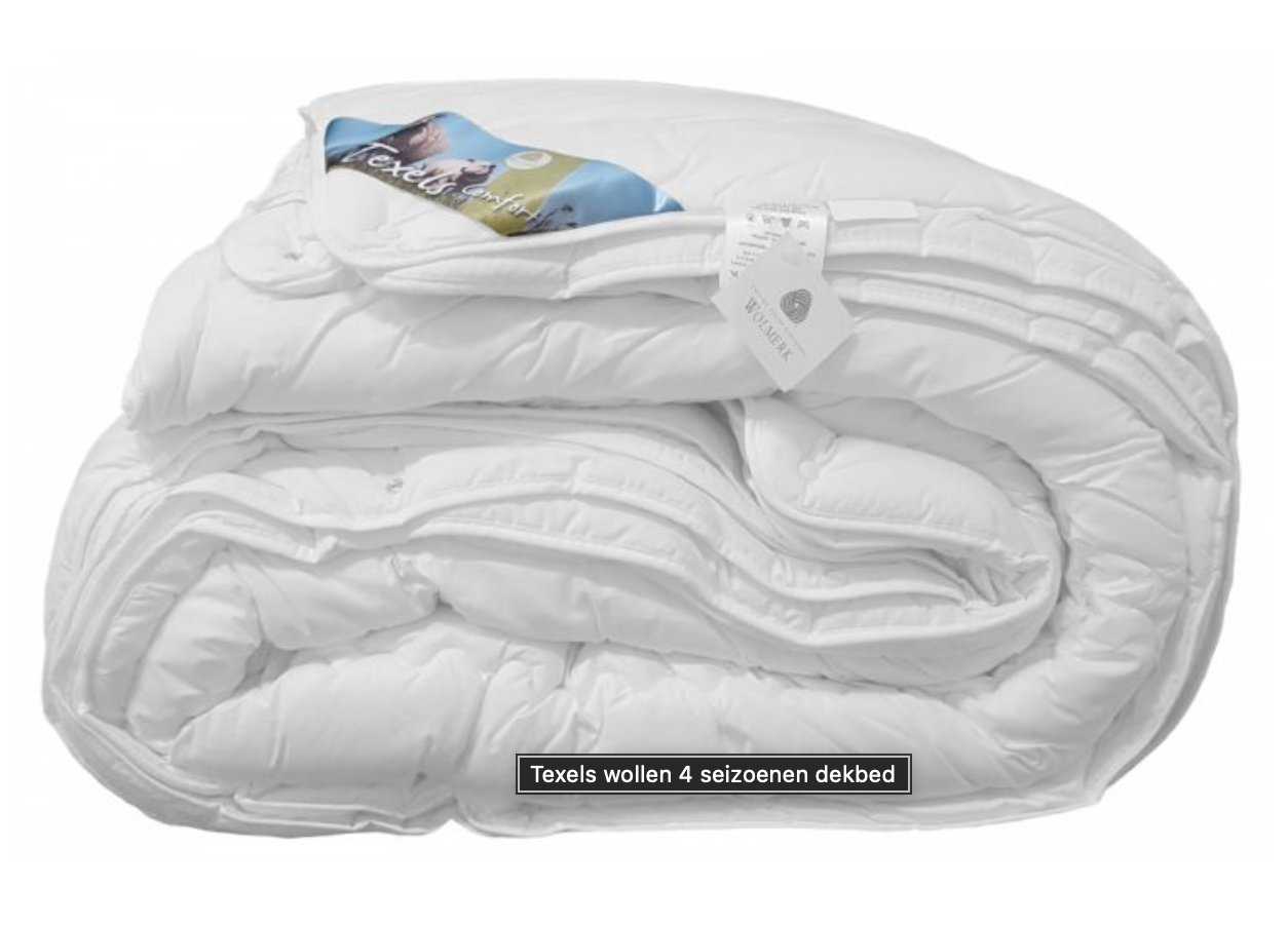 Texels Comfort wollen 4 seizoenen dekbed